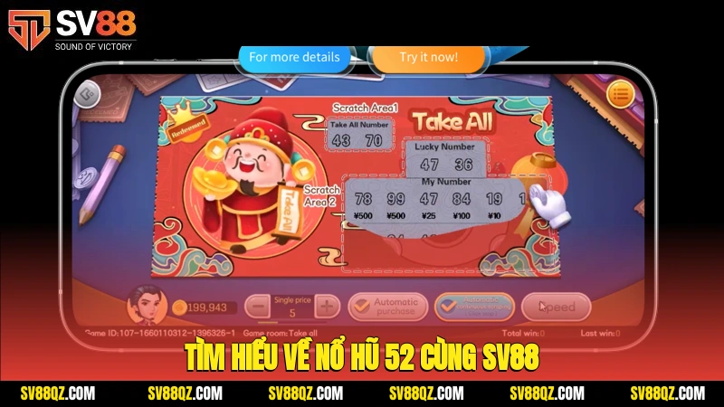 Tìm hiểu về Nổ hũ 52 cùng SV88